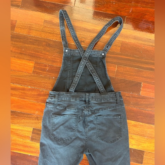 FREE PEOPLE OVERALLS BLACK WAIST 29 / SIZE 6-8 - Picture 4 of 7